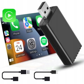 Podofo Bezprzewodowy Adapter CarPlay - Plug & Play dla iPhone'a