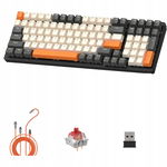 LexonElec K6 Bezprzewodowa klawiatura mechaniczna 100 klawiszy RGB