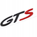 Tidemoo Metalowa Naklejka 3D GTS do Porsche - Emblemat Samochodowy