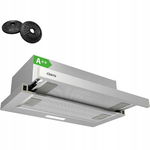 CIARRA AWS6906D - Płaski okap kuchenny 60 cm A++ z filtrem węglowym