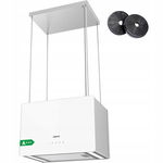 CIARRA CBCS4850 Okap kuchenny wyspowy 48cm A+++ z Wi-Fi i panelem dotykowym