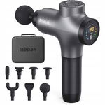 Mebak 3 - Pistolet do masażu mięśni, 5 prędkości, 7 głowic