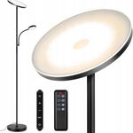 OUTON Lampa podłogowa LED z lampką do czytania i pilotem, 42 W