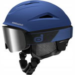 Odoland Kask Narciarski z Goglami i Maską, Niebieski, Rozmiar M (57-59 cm)