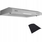 Okap podszafkowy CIARRA CBCS6903 60 cm, 3 poziomy mocy, srebrny