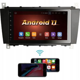 Radio Android 11 8” CarPlay, GPS, DSP+, Bluetooth, 2DIN Mercedes W203, W209