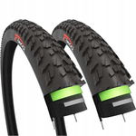 Fincci Opony Rowerowe 26 x 1,95 MTB z Ochroną Przed Przebiciem (2 szt.)
