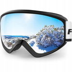 Findway Gogle Narciarskie Dzieci 5-16 lat OTG Anty-UV Przeciwmgielne