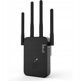 Glxertvz Wzmacniacz Wi-Fi 1200 Mbit/s - Dual Band 2,4 GHz + 5 GHz z LAN/WAN