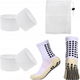 Scettar Zestaw silikonowych ochraniaczy piszczeli z piłkarskimi skarpetami