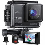 Surfola SF230 - Kamera sportowa 4K 30 FPS 20 MP z mikrofonem zewnętrznym