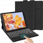 Seenda Etui z klawiaturą podświetlaną QWERTZ DE do tabletów 9-11” Czarny