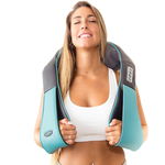 InvoSpa Poduszka do masażu Shiatsu z funkcją podgrzewania Niebieski