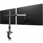 Suptek MD6442 - Podwójny uchwyt na monitor 13-27” montowany na biurku