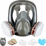 Respirator maski pełnotwarzowej Przeciwgazowa z filtrami i osłoną oczu