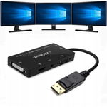 CableDeconn 4 w 1 - wielofunkcyjny konwerter DisplayPort na HDMI/DVI/VGA