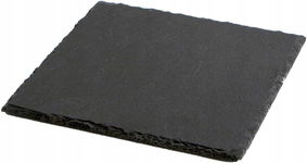 Quid Slate Dinner Plate, 20x20 cm, Rustykalny Czarny, Kwadratowy Talerz