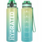 Sahara Sailor Butelka na Wodę 750 ml - Zielona, Motywująca