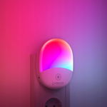 Lyridz Lampka nocna z czujnikiem zmierzchu 2 sztuki, RGB, dotykowa