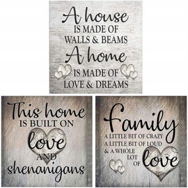 HitTopss 3x Zestaw 5D Diamentowe Malowanie Po Numerach 30x30 cm