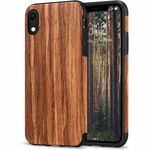 Etui TENDLIN do iPhone XR - czerwone drewno sandałowe, smukłe i elastyczne