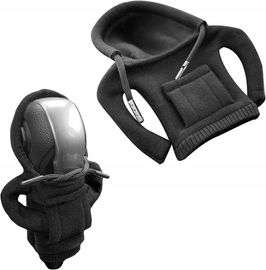 Wondsea Osłona na Gałkę Zmiany Biegów - Bluza z Kapturem, Czarna