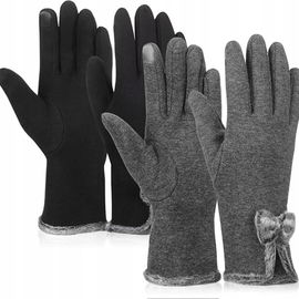 Neer Zimowe Rękawiczki Damskie Dotykowe - Czarne i Szare