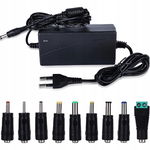 SPORWAY Zasilacz 12 V 3,33 A - Uniwersalny Adapter z 10 Końcówkami