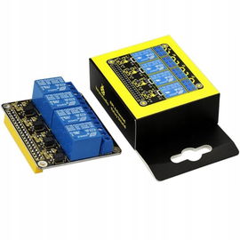 4-kanałowy moduł przekaźnikowy KEYESTUDIO 5V - kompatybilny z Raspberry Pi