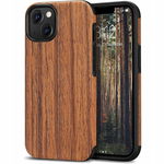 Etui TENDLIN do iPhone 13 mini - czerwone drewno sandałowe, hybrydowe