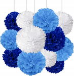 ZooYoo - 11 szt. wiszących pomponów papierowych 25/30 cm