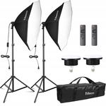Zestaw oświetleniowy Potaeco 2x150W softbox 3000-6500K z pilotem