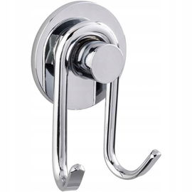 WENKO Express-Loc 2 haczyki ścienne Cali bez wiercenia, stal nierdzewna