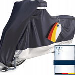 VELMIA Plandeka motocyklowa XL 300D, odporna na 300°C, wodoodporna