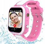 Smartwatch 4G dla Dzieci Kesasohe z GPS i Wideo - Różowy