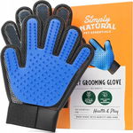 SimplyNatural Rękawice do pielęgnacji zwierząt 2 szt. z rzepem