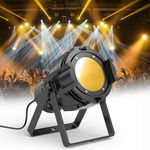 PUZILOZA Reflektor LED COB 80W - zimna i ciepła biel, DMX, stroboskop