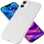 NALIA ultracienkie twarde etui do iPhone 12 / 12 Pro Białe, matowe, lekkie