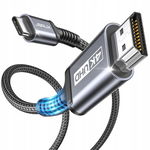 JSAUX Kabel USB C na HDMI 2 m - USB C do HDMI 4K UHD, Thunderbolt 3
