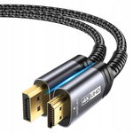 JSAUX Kabel 4K DisplayPort na HDMI 2 m, DP 1.2 do HDMI 120Hz