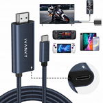 iVANKY Kabel USB-C do HDMI 4K@60Hz - Akcesoria do Steam Deck, ROG Ally