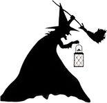 Iegefirm Sylwetka Czarownicy z Kutej Stali - Dekoracja na Halloween