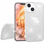 Etui NALIA z brokatem i uchwytem pierścieniowym do iPhone 13