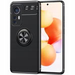 Etui NALIA Ring Matte Black do Xiaomi 12 / Xiaomi 12X - silikonowe etui