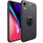 Etui NALIA 360° z uchwytem do iPhone XR - Magnetyczne, Czarne