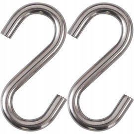 Cozihom - solidne haczyki S ze stali nierdzewnej 304, 8,5 cm