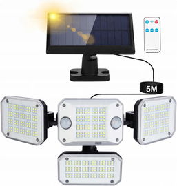 Lampa Rafow IP65, 3500 lm, zasilanie solarne, czujnik ruchu, 7000K