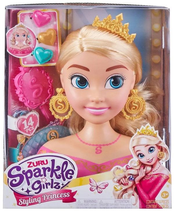 Głowa lalki do stylizacji + dodatki