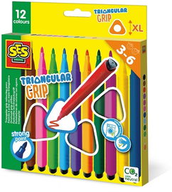 Mazaki trójkątne 12 kolorów