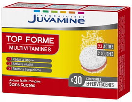 Tabletki musujące Juvamine Top Forme Multivitamines, 2 x 15 szt.